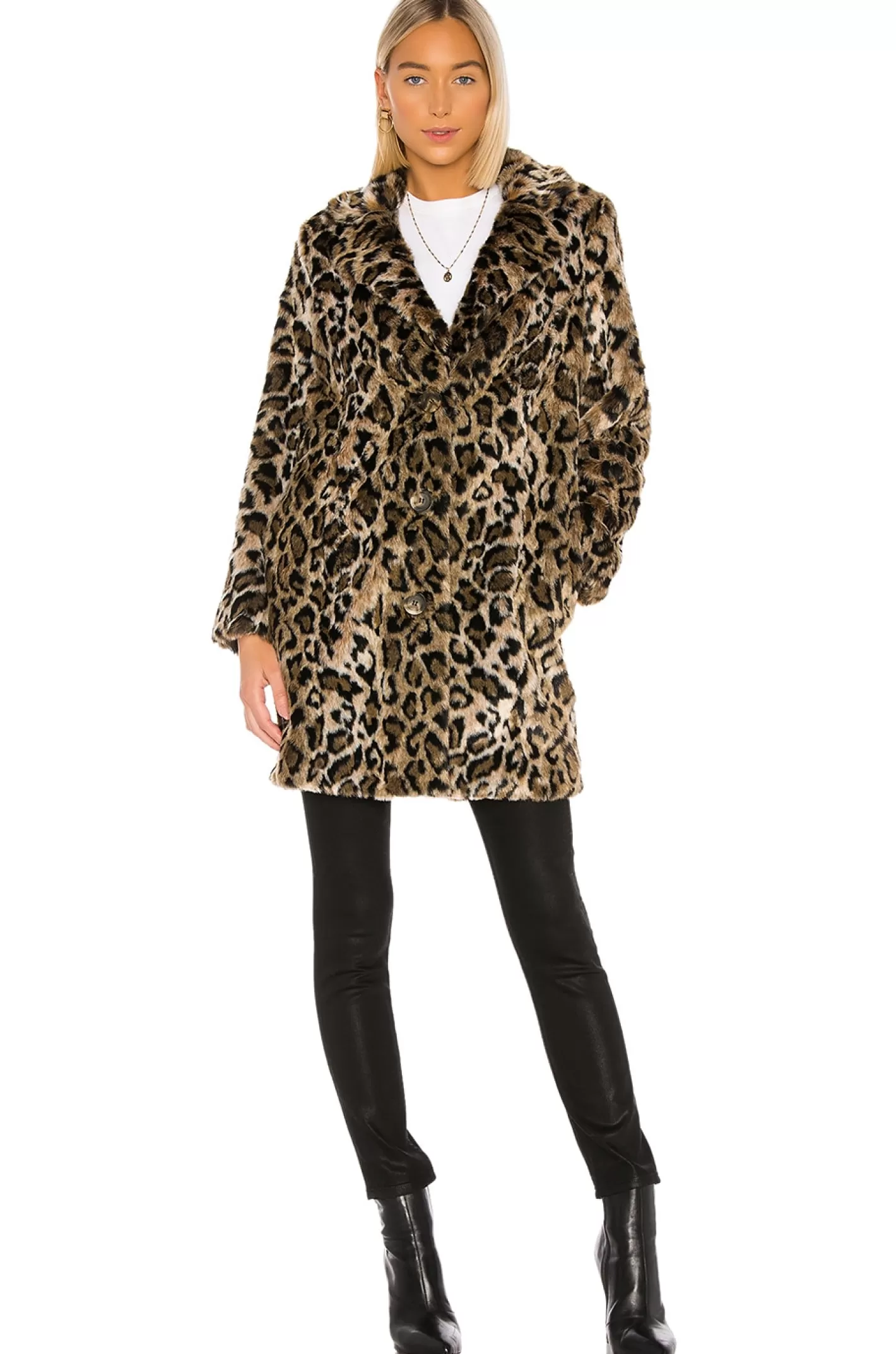 X REVOLVE Genn Faux Fur Coat>House of Harlow 1960 Online