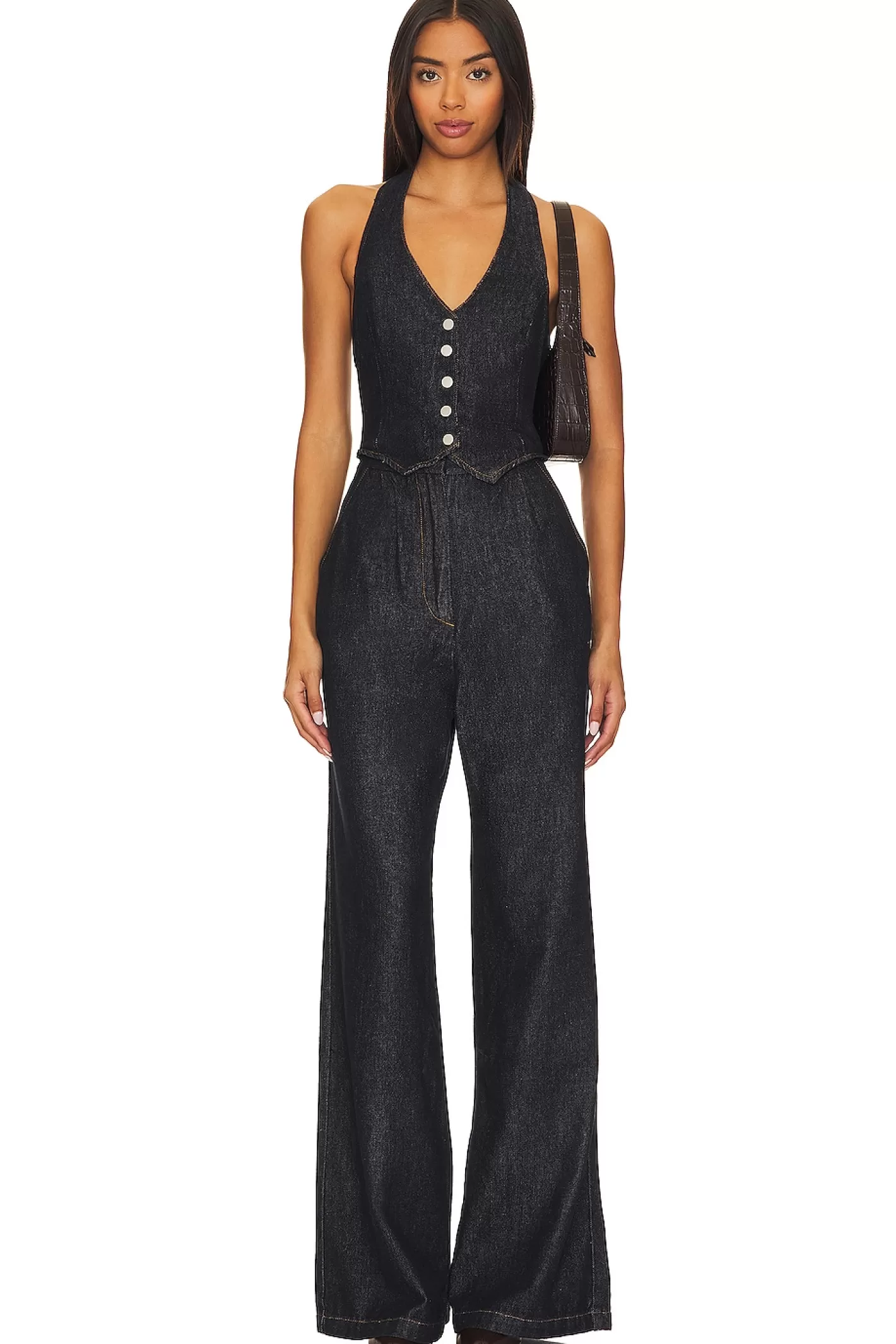 X Revolve Isadore Denim Jumpsuit>Amanda Uprichard Sale