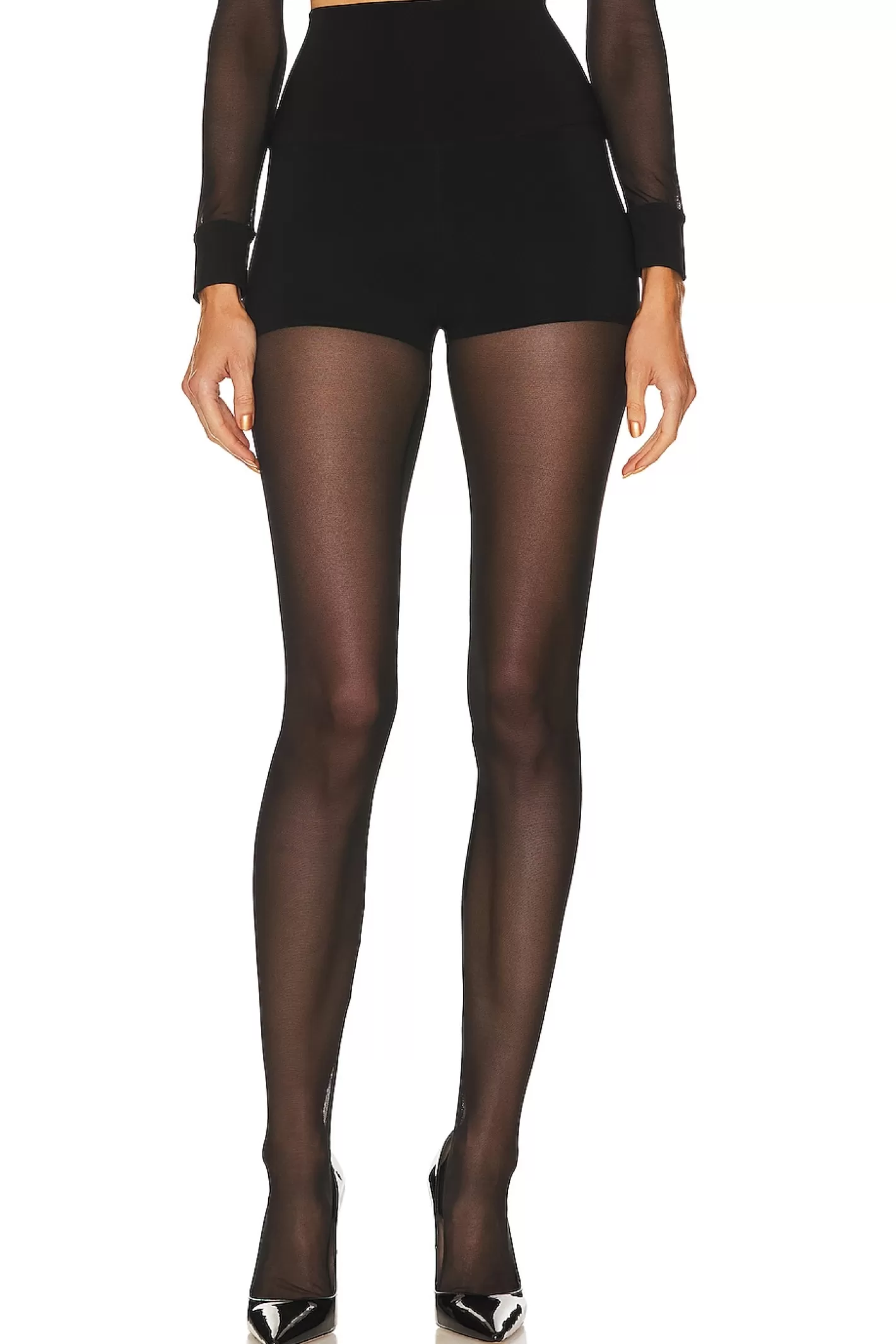 x REVOLVE Legging With Mesh Bottom Footsie>Norma Kamali Best