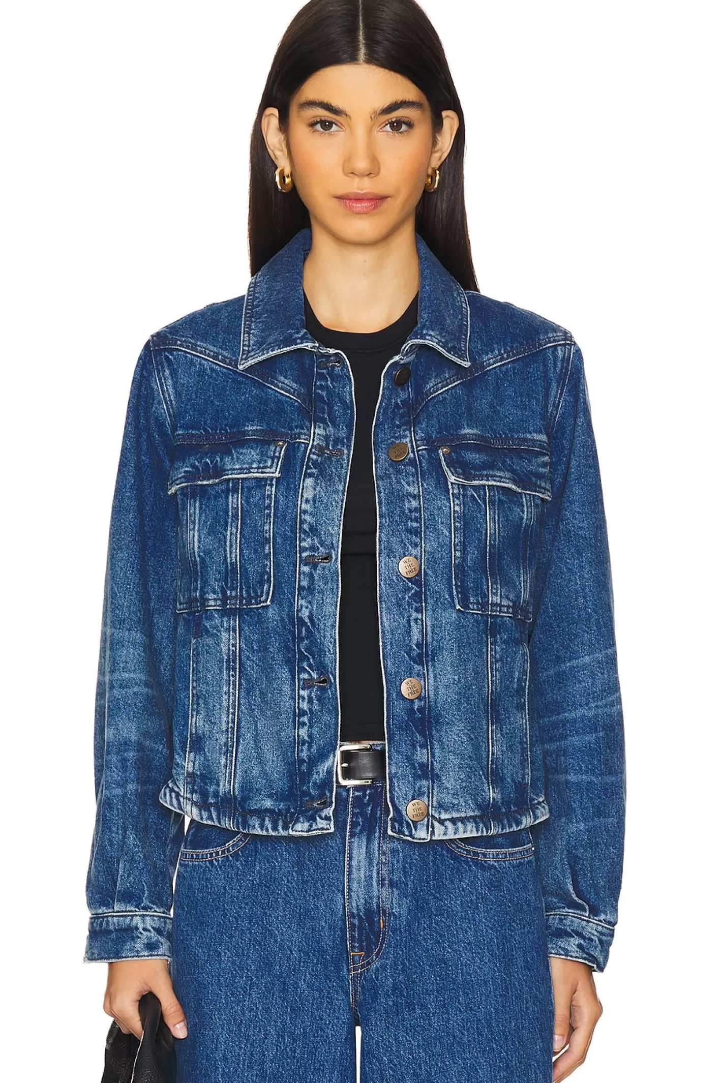 x We The Free Jade Denim Jacket>Free People Hot