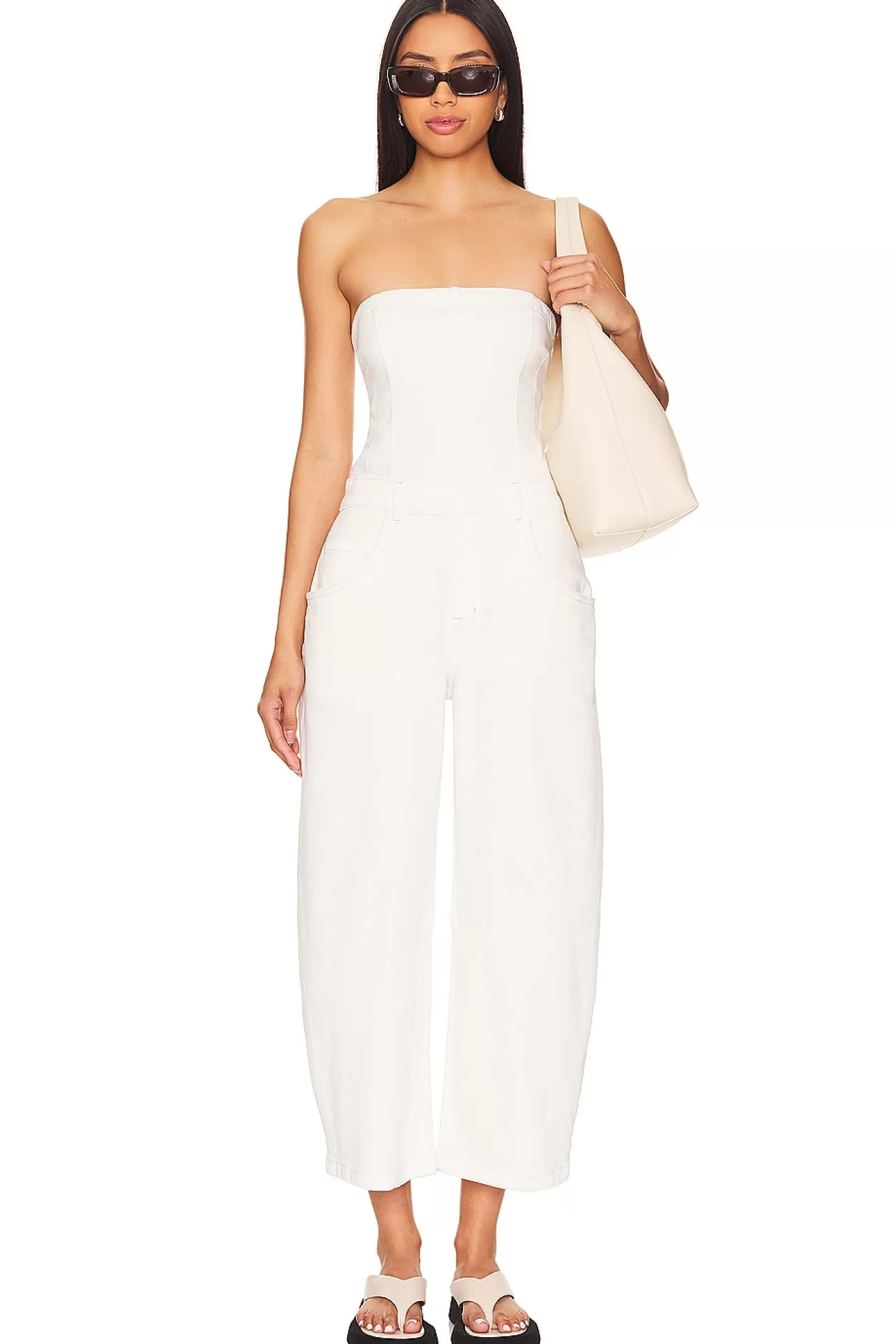 x We The Free Je Suis Pret Barrel Jumpsuit>Free People Shop