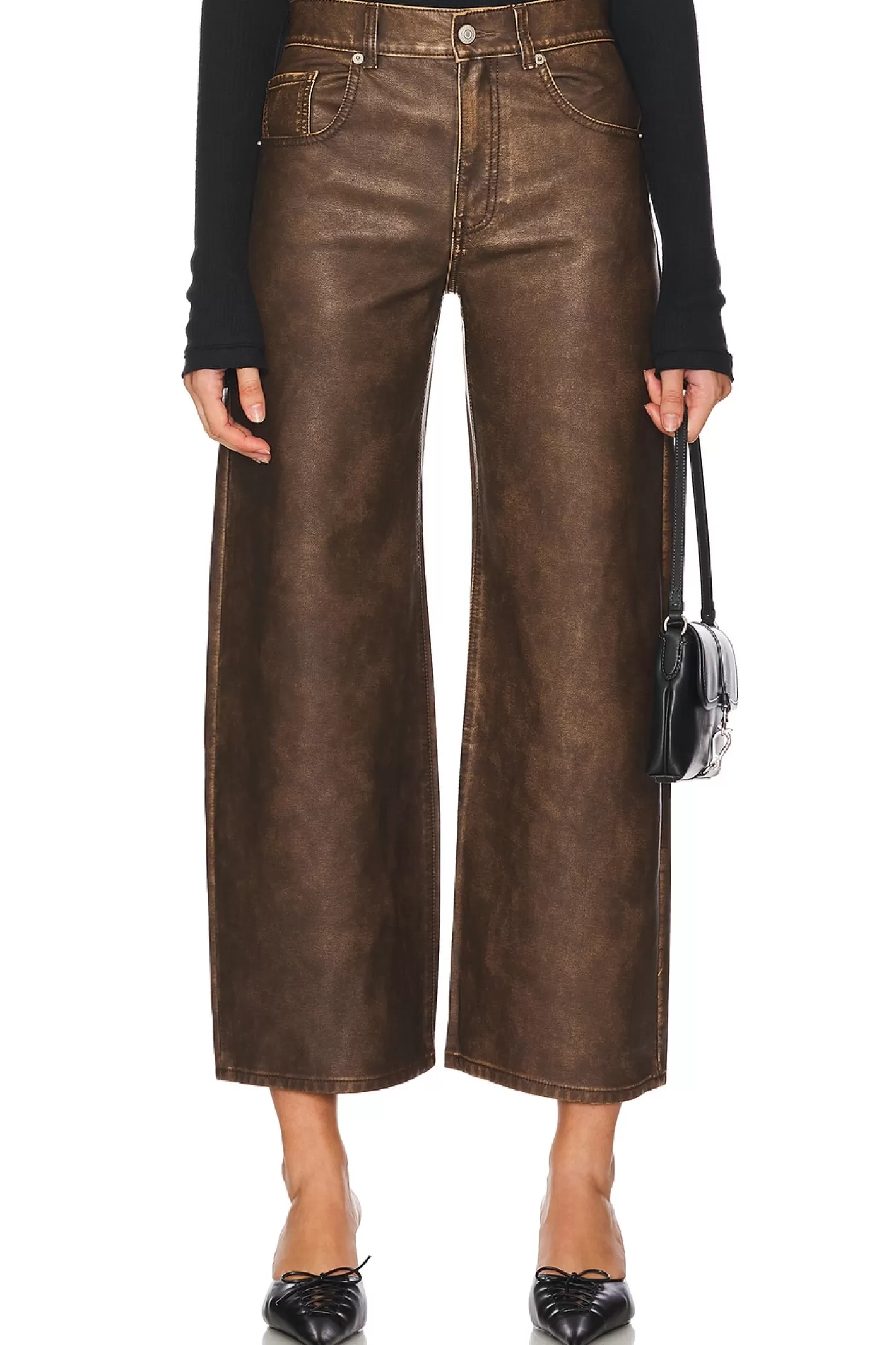 x We The Free Misha Faux Leather Pant>Free People Online