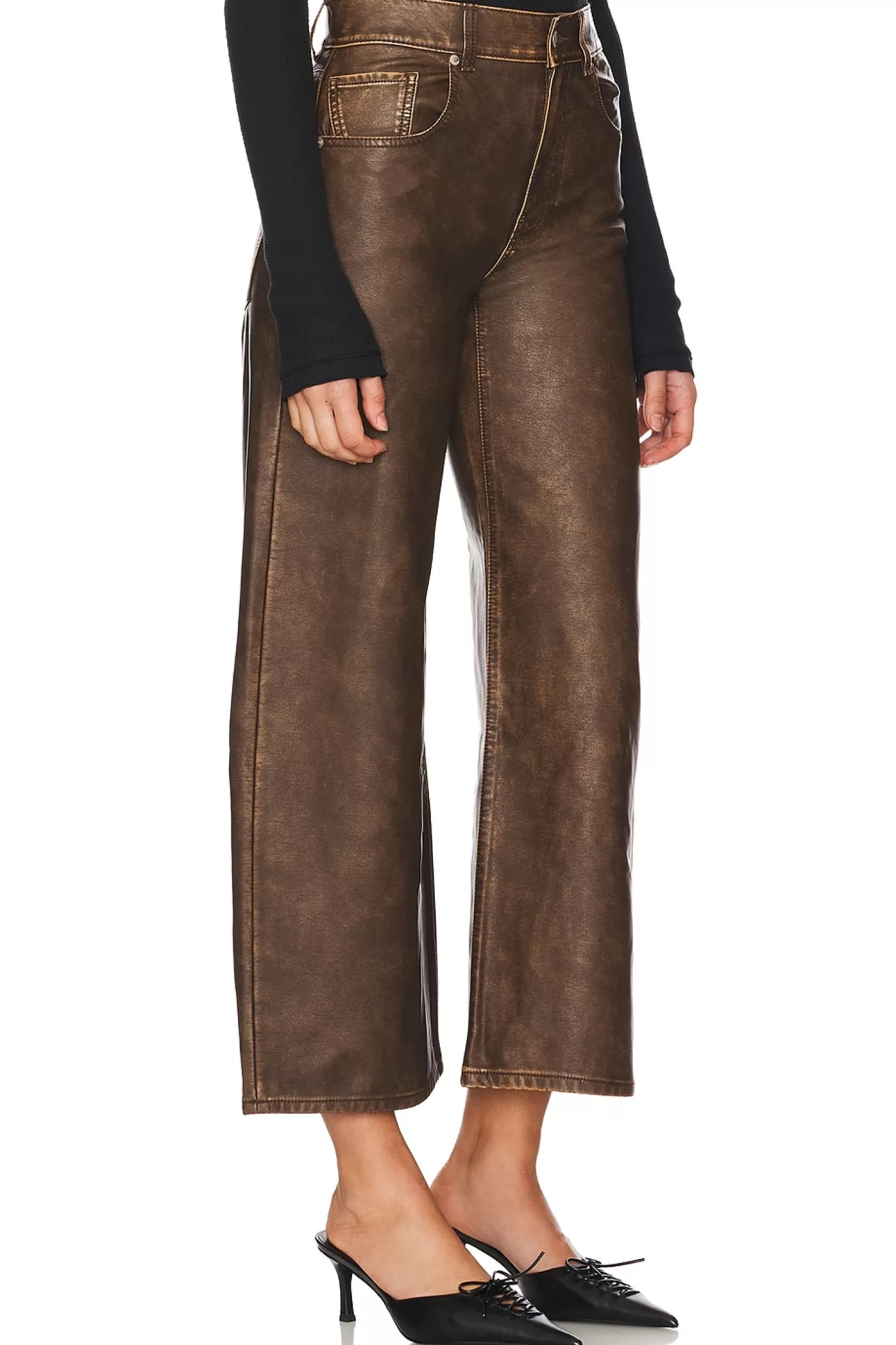 x We The Free Misha Faux Leather Pant>Free People Online