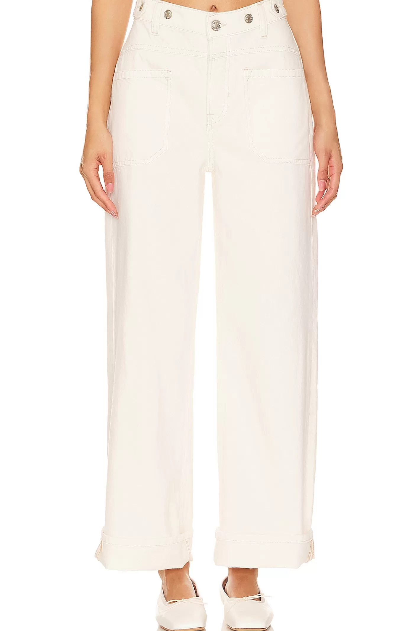 x We The Free Palmer Cuffed Wide Leg In >Free People Hot