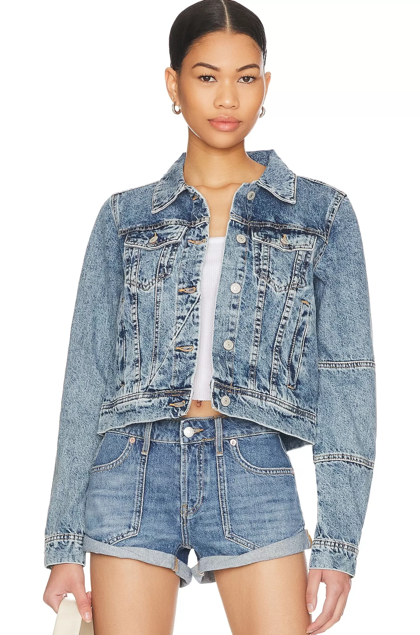 x We The Free Rumors Denim Jacket>Free People Flash Sale