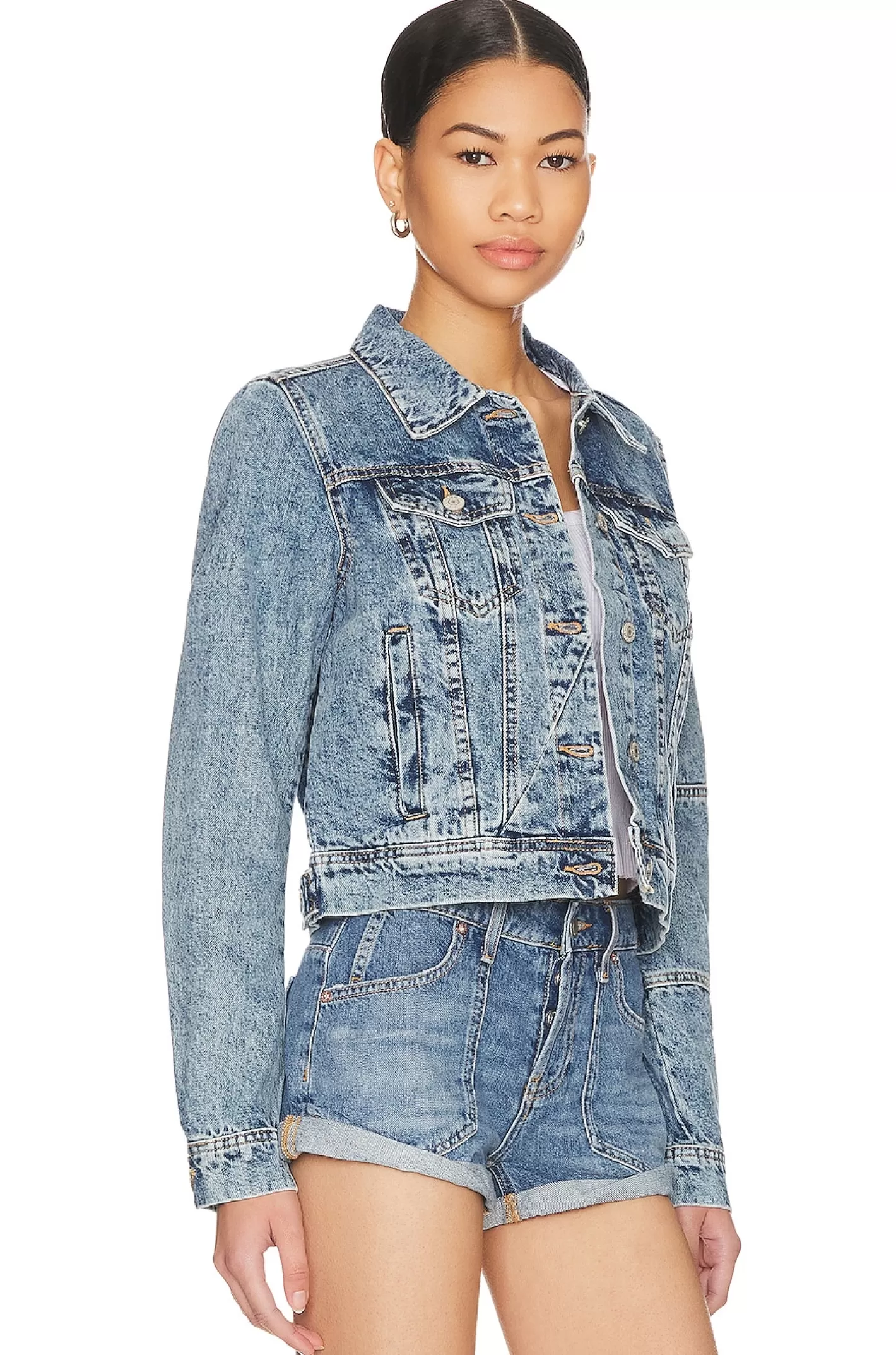 x We The Free Rumors Denim Jacket>Free People Flash Sale