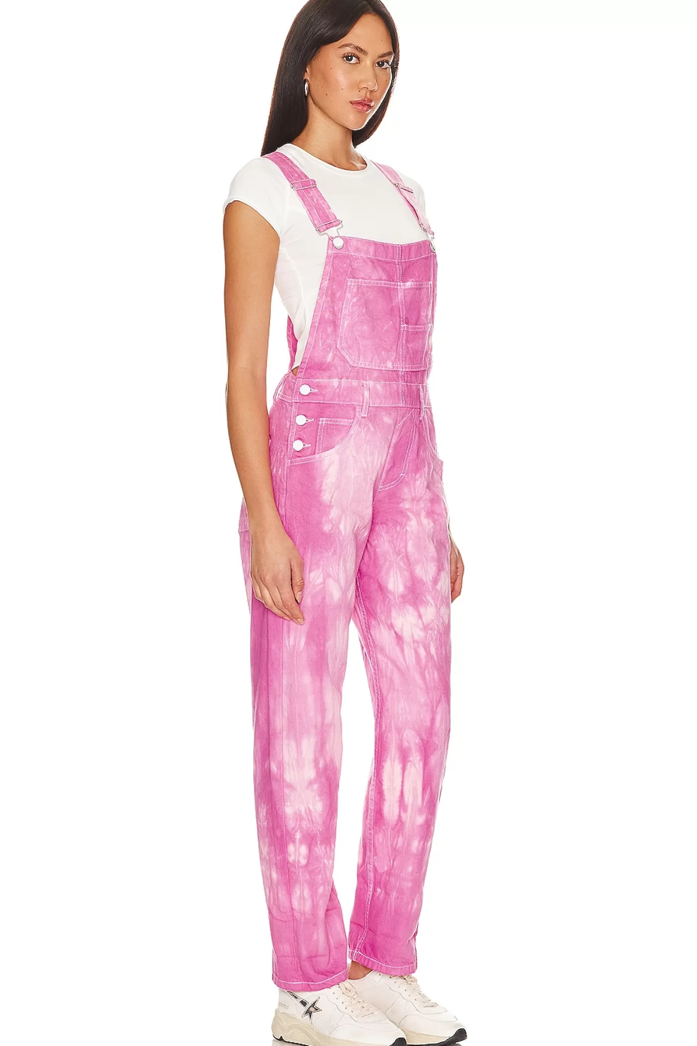 x We The Free Ziggy Denim Overall In Electric Bouquet>Free People Discount