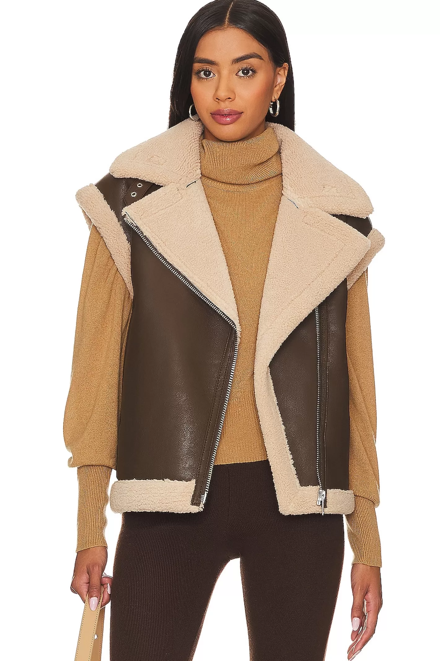 Xander Faux Leather Vest>HEARTLOOM Hot