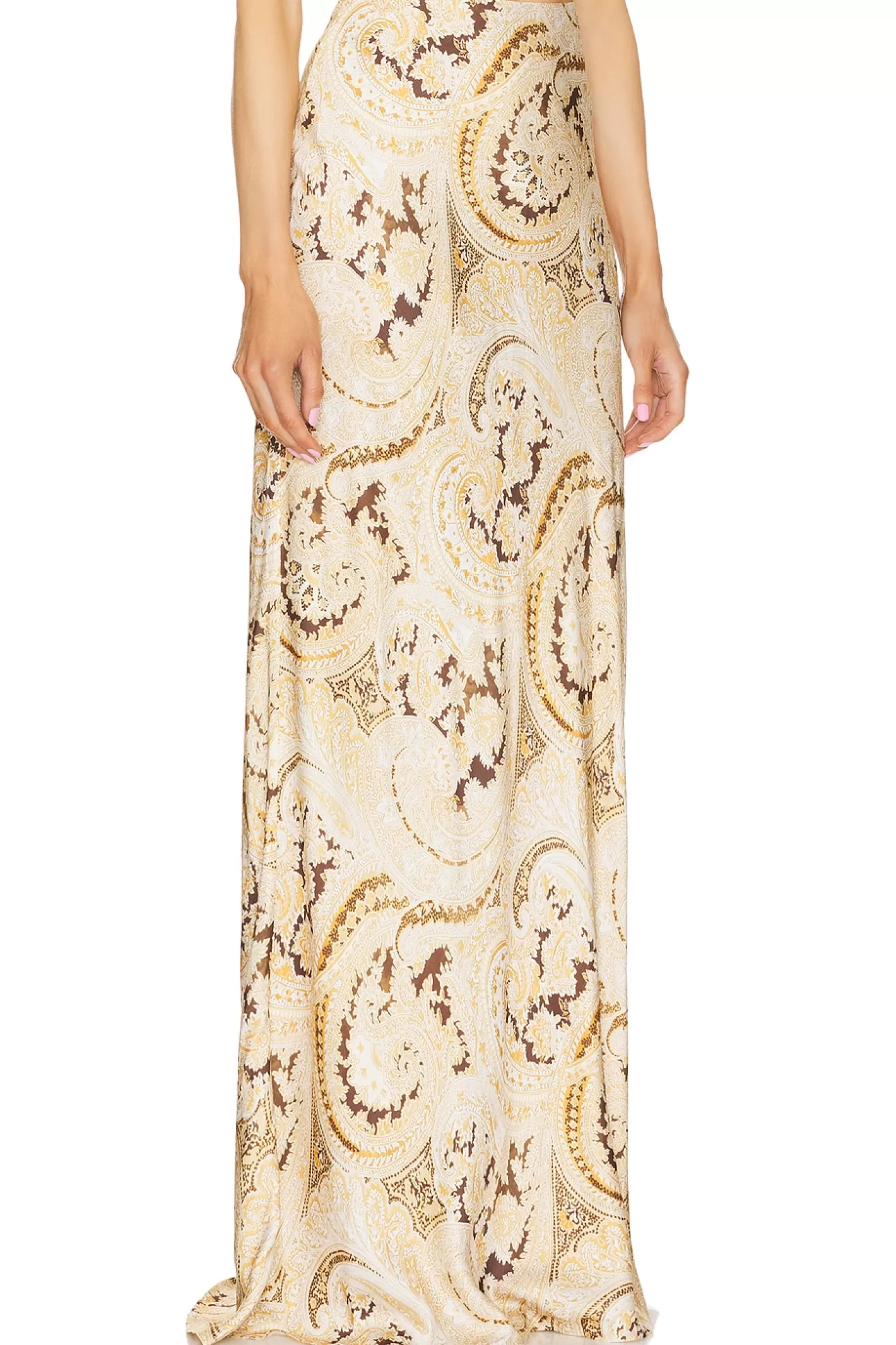 Zeta Long Skirt>L'AGENCE Sale