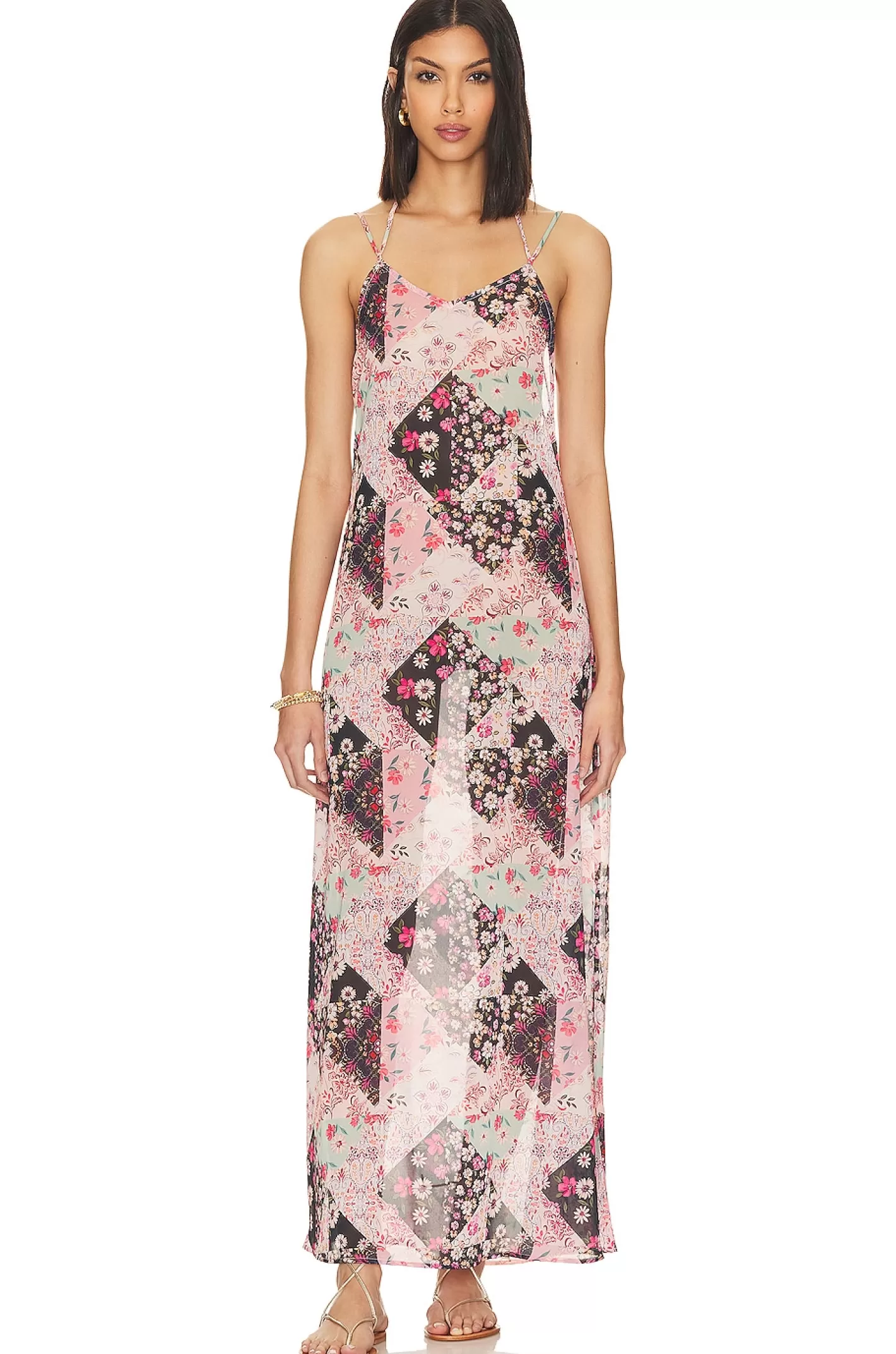 Zita Maxi Slip Dress>Tularosa Discount