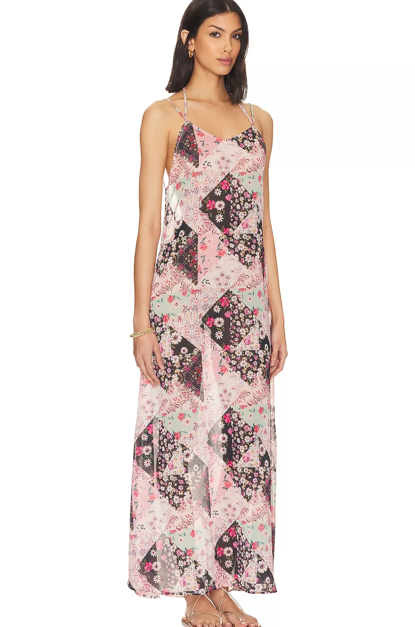 Zita Maxi Slip Dress>Tularosa Discount